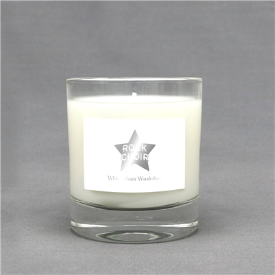 White Winter Wonderland Candle - Limited Edition Rock Choir's Christmas Candle