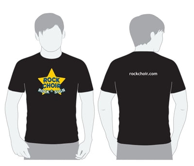 X-LARGE  - Rock Choir - Unisex Rock & Sign T-Shirt